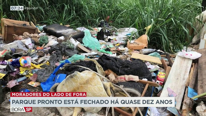 A burocracia e a falta de planejamento atrasam a entrega de novos parques municipais. Na zona leste de São Paulo, o Parque Primavera está pronto há quase 10 anos, mas até agora não foi aberto aos moradores.