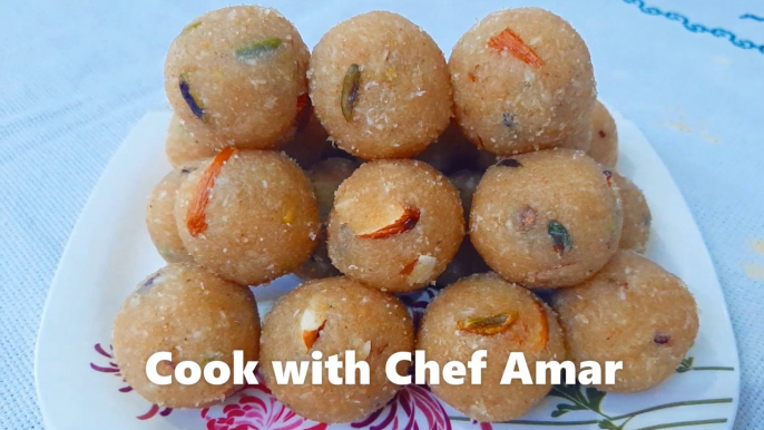 semolina laddu | suji ke laddu | laddu recipe | Cook with Chef Amar