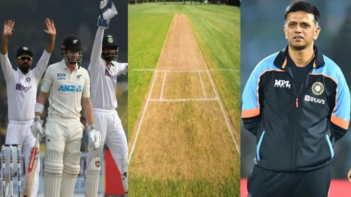 IND vs NZ : Rahul Dravid Gives 35000 For Groundsman For Preparing Good Sporting Pitch