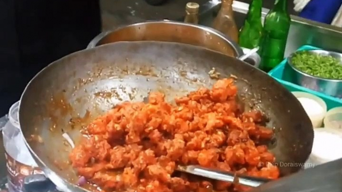 Making of Gobi Manchurian _ 1-Minute Food Video _ Indian Street Food #shortvideo