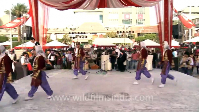 Indian students perform Turkish Folk Dance