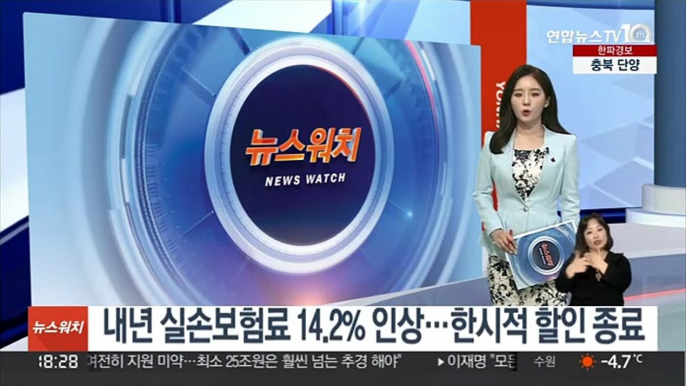 내년 실손보험료 14.2% 인상…한시적 할인 종료