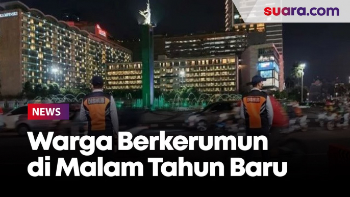 Sejumlah Warga Jakarta Masih Ditemukan Berkerumun di Malam Tahun Baru 2022