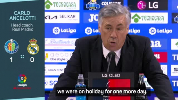 ‘We were still on holiday’ – Ancelotti on Madrid loss