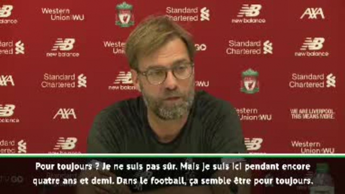 Liverpool - Klopp : "Je ne suis jamais resté aussi longtemps dans un club"