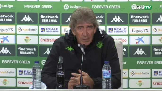 Pellegrini: "Tenemos que hacer un partido muy completo si queremos seguir en la Copa del Rey"