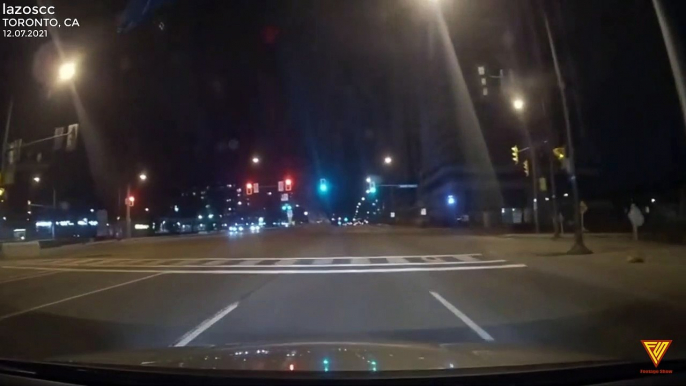 Cut off at Green Light — TORONTO, CA | Car Accident | Caught On Dashcam | Close Call | Footage Show