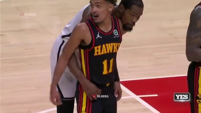 Kevin Durant was enjoying guarding Trae Young a lil bit too much