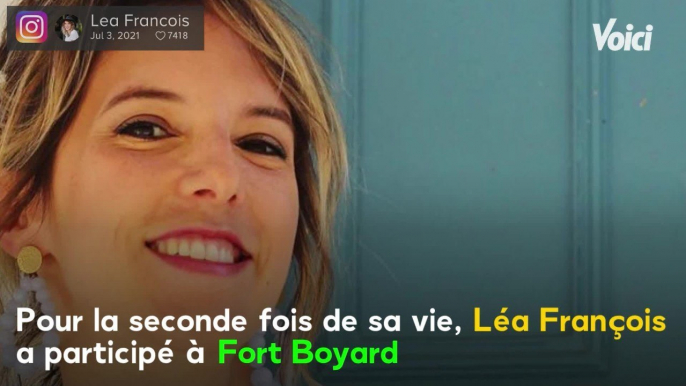 VOICI : Léa François dévoile des images de son passage dans Fort Boyard, ses fans et ses collègues se marrent