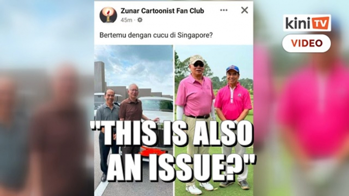 This is also an issue? - Najib responds to critics on golfing in S'pore