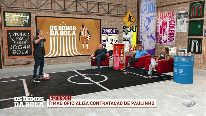 Se liga nesses números que o pessoal do 'Meu Timão' levantou. O VOLANTE Paulinho tem mais gols que atacantes como Borja, Luciano, Bruno Henrique... BAITA CONTRATAÇÃO!#OsDonosdaBola #Corinthians #Paulinho #TimaoTaunsa