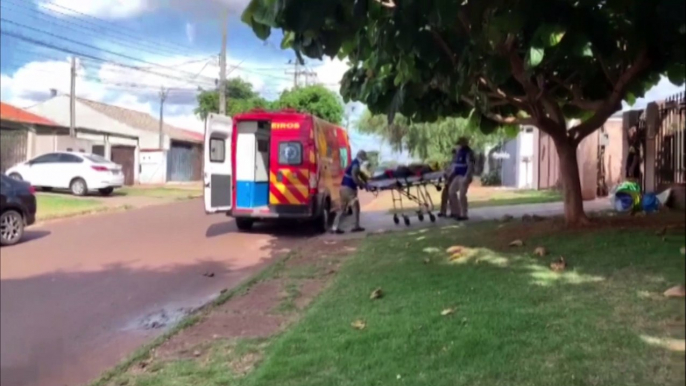 Idoso é socorrido com lesão na cabeça, após sofrer queda no Santo Onofre