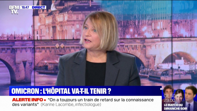 Pr Karine Lacombe sur le Covid-19: "Ça n'est jamais arrivé" qu'autant de lits soient occupés pour une seule maladie, sauf au pic de l'épidémie de sida