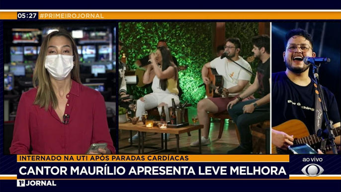 O cantor sertanejo Maurílio apresentou uma leve melhora e já respira sem a ajuda de aparelhos. O último boletim médico confirma que ele respira de maneira espontânea, apenas com o suporte de um ventilador.