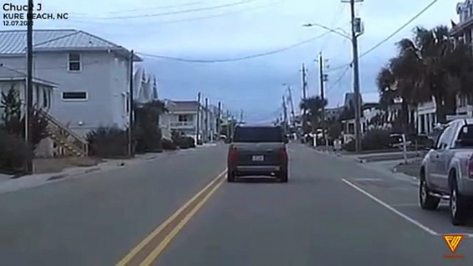 Near Head-On Collision — KURE BEACH, NC | Caught On Dashcam | Close Call | Footage Show