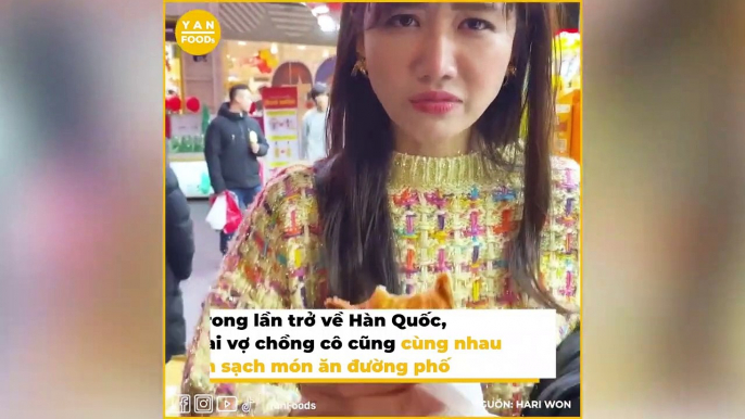 Hari Won và niềm đam mê bất tận với thức ăn_ Chuyên review ẩm thực, hay tranh ăn với Trấn Thành