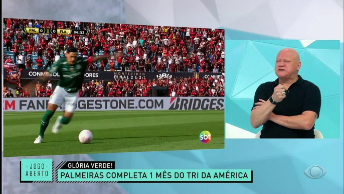 O Palmeirense se lembra bem que hoje completa 1 mês do tricampeonato da América? Verdão vive o melhor momento da sua história?#JogoAberto #Debate #Palmeiras #Libertadores