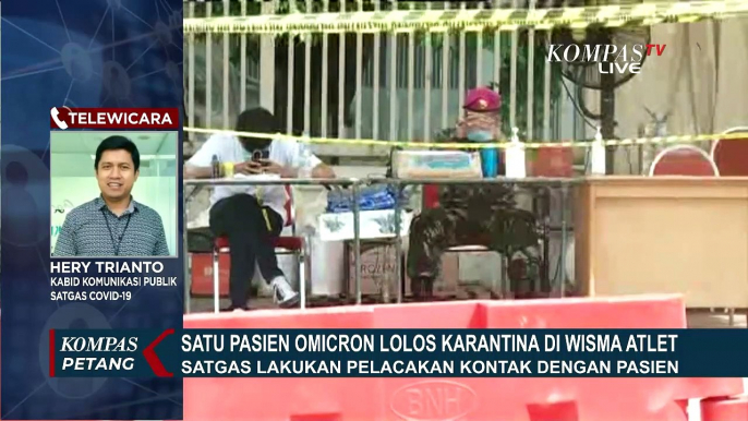 1 Pasien Corona Omicron Lolos Karantina di Wisma Atlet