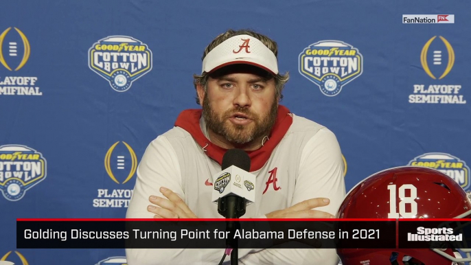 Pete Golding Discusses Turning Point for Alabama Defense in 2021