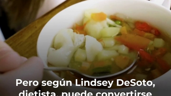 Comer sopa puede ayudarte a perder peso