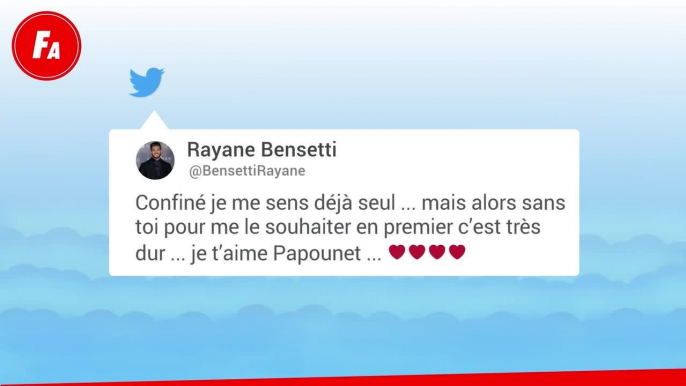 FEMME ACTUELLE - Rayane Bensetti seul et confiné : son message déchirant à son "papounet", le jour de son anniversaire