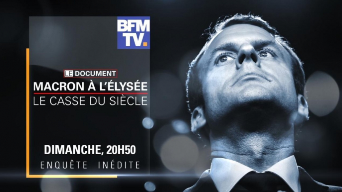 BFMTV : Découvrez les premières images du document Macron à L'Elysée, le casse du siècle