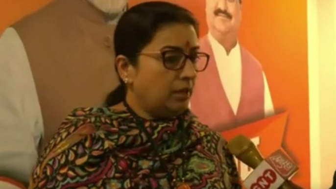 Smriti Irani slams Sonia Gandhi for lapse in PM security