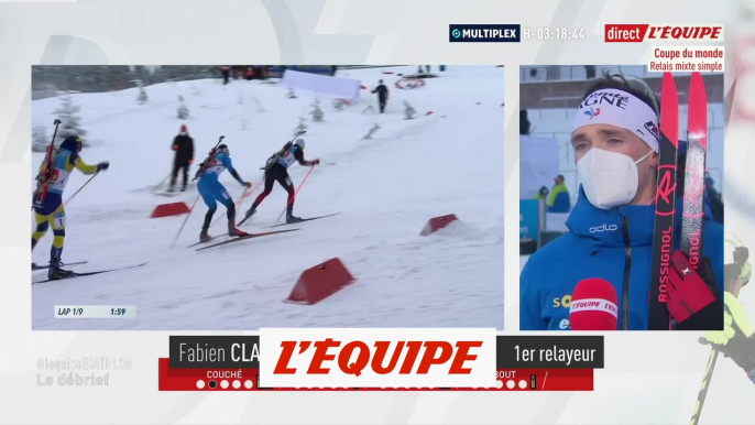 Fabien Claude : « On était parti pour un podium » - Biathlon - CM - Relais mixte simple