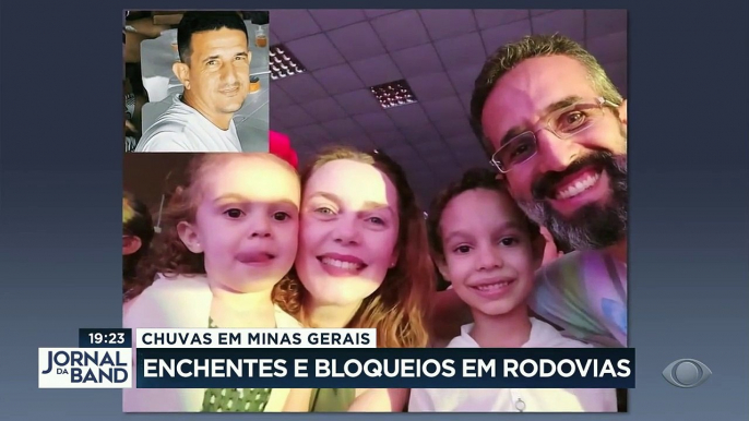 As chuvas em Minas Gerais já causaram 19 mortes, 10 delas de ontem pra hoje. Várias rodovias que cortam o estado estão bloqueadas. E há risco de rompimento de barragens.