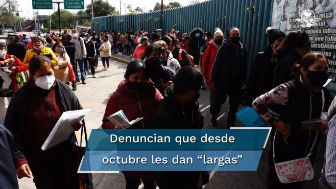 Por segundo día, largas filas en el Hospital La Raza del IMSS