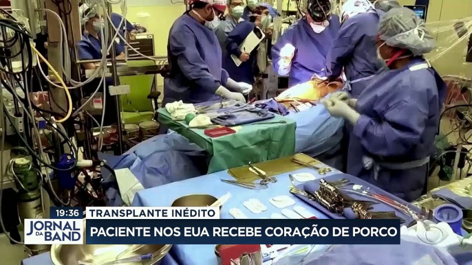 Uma cirurgia inédita feita nos Estados Unidos promete revolucionar os transplantes de órgãos, e dá esperança para milhares que aguardam por doadores. Pela primeira vez, um coração de um porco foi implantado em um ser humano.