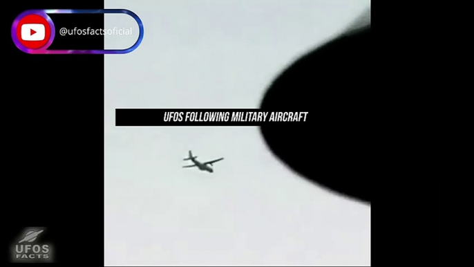 UFOs following military aircraft