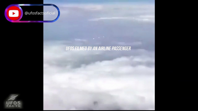 UFOs filmed by an airline passenger