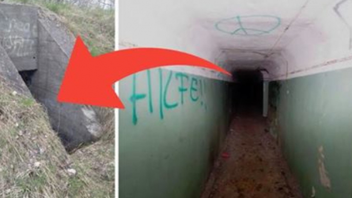 They Stumbled Upon A Nazi Bunker In A Forest - Then Found Something Disturbing At The End Of The Corridor