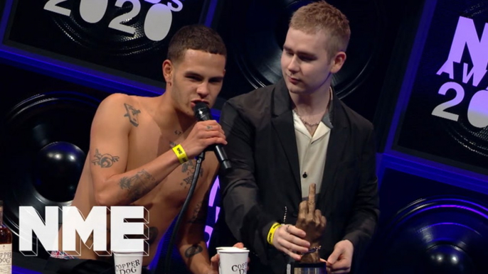 Slowthai and Mura Masa win Best Collaboration Awards at NME Awards 2020