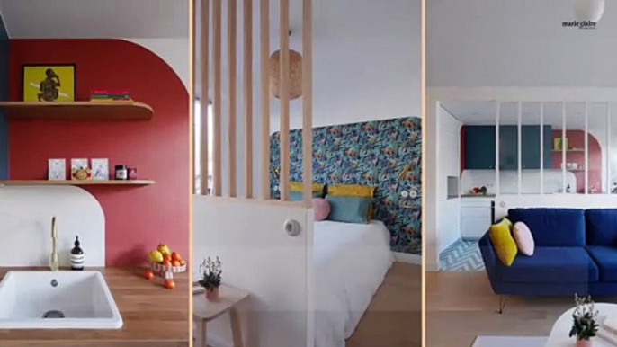 Avant-après : un appartement parisien de 54 m² haut en couleurs