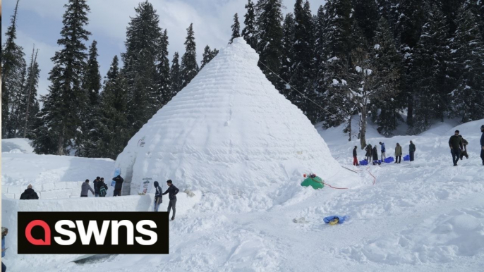 Take a look inside the largest café housed inside an IGLOO