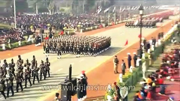 R-Day parade_ Spectacular march past by Indian Army contingents