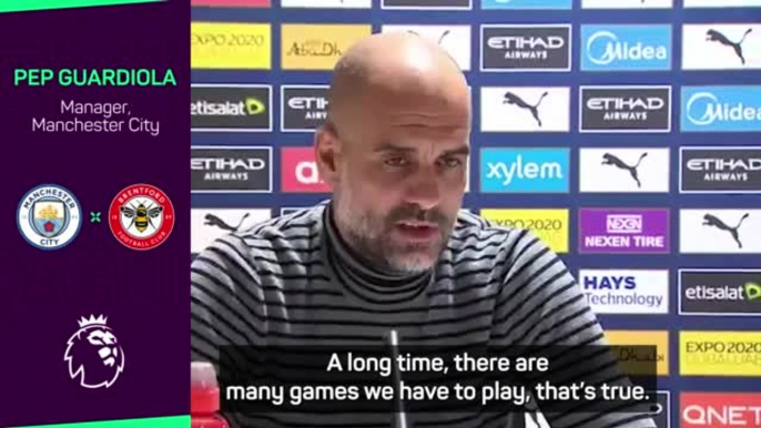 Guardiola looking for Man City's best to fight for titles