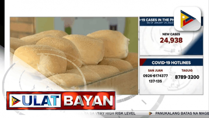 Presyo ng pandesal at iba pang klase ng tinapay, tumaas na sa ilang tindahan; DTI, sisiguruhing patas sa baking industry at consumers ang pagtaas ng presyo ng tinapay