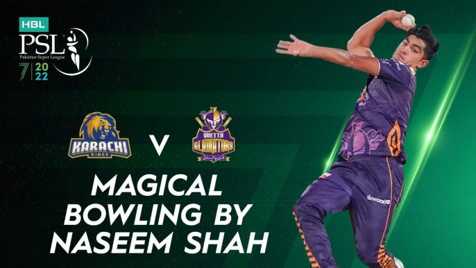 Magical Bowling By Naseem Shah | Karachi Kings vs Quetta Gladiators | Match 4 | HBL PSL 7 | ML2G