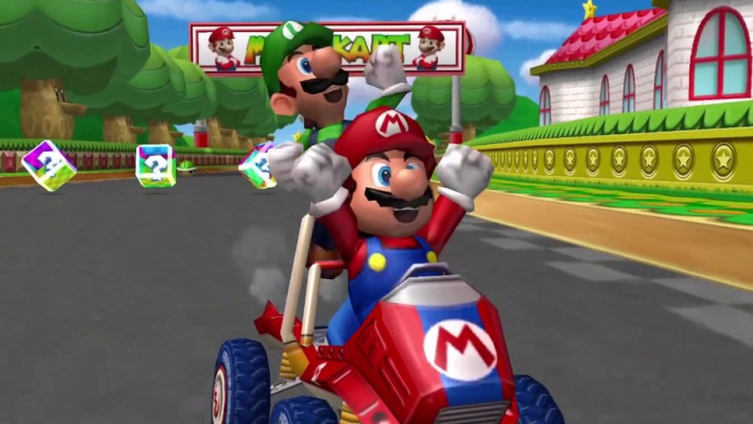 GameCube Gameplay - Mario Kart Double Dash - Mario Circuit - Mario and Luigi