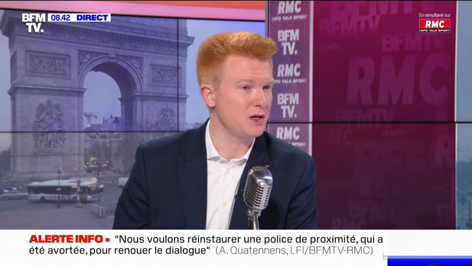 Adrien Quatennens: "Nous réclamons qu'on consacre 1 milliard d'euros à la question" des violences sexistes et sexuelles