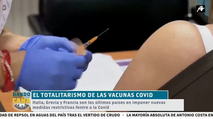 El totalitarismo de las vacunas: Italia impone multas y Grecia despedirá a profesionales sanitarios no vacunados
