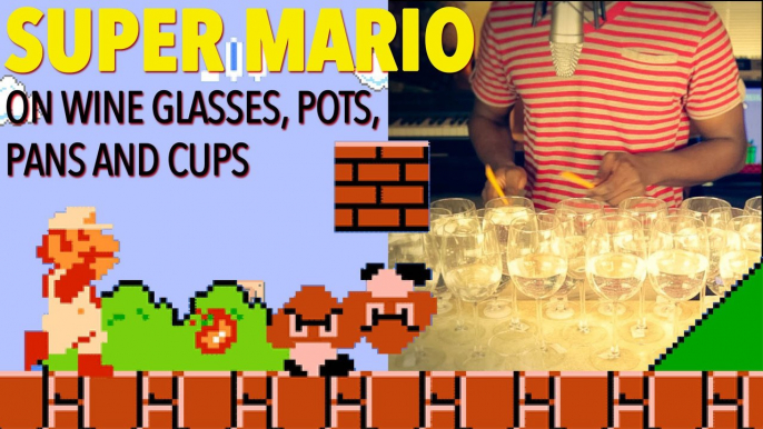 La musique de Super Mario... jouée sur des verres à vin !