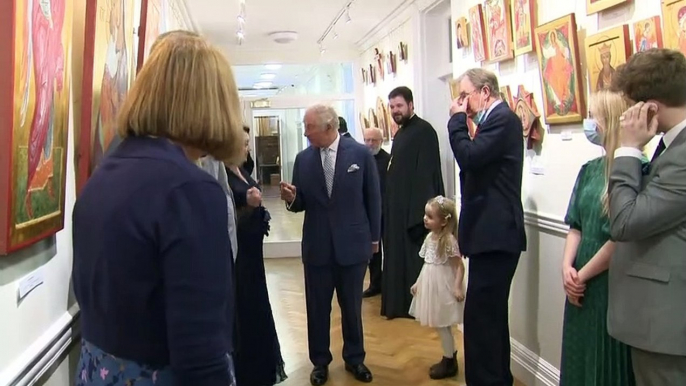Prince Charles visits Metamorphosis exhibition