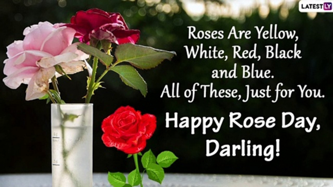 Rose Day 2022 Wishes: Cute Messages on Love and Happy Rose Day Quotes To Kick Off Valentine Week