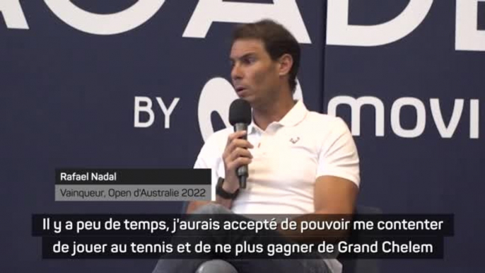 Open d'Australie - Nadal prend goût à la course au GOAT : "Je veux être celui de nous trois qui finira avec le plus de Grands Chelems"