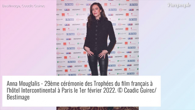 Audrey Fleurot et Anna Mouglalis lookées en cuir pour les Trophées du Film Français