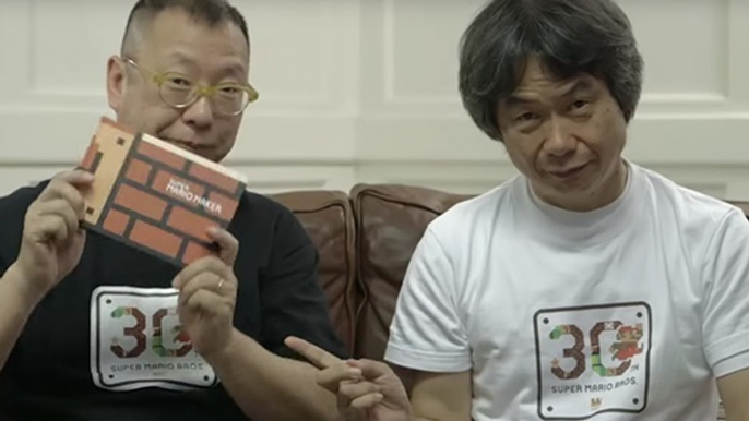 Super Mario Maker : Tezuka prépare un niveau pour Miyamoto